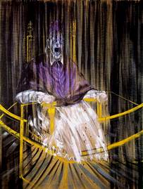 Study after Velazquez's Portrait of Pope Innocent X Francis Bacon painting